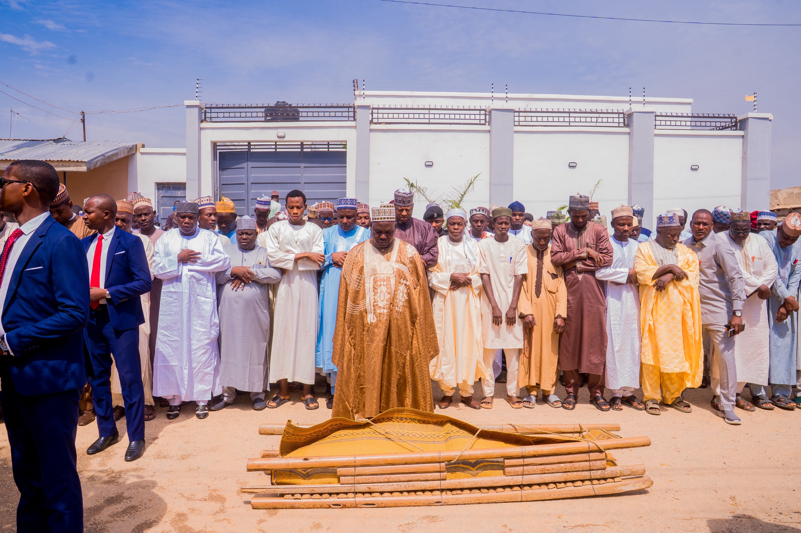 Governor Radda Joins Muslim Ummah at Funeral Prayer of His PPS's Stepmother