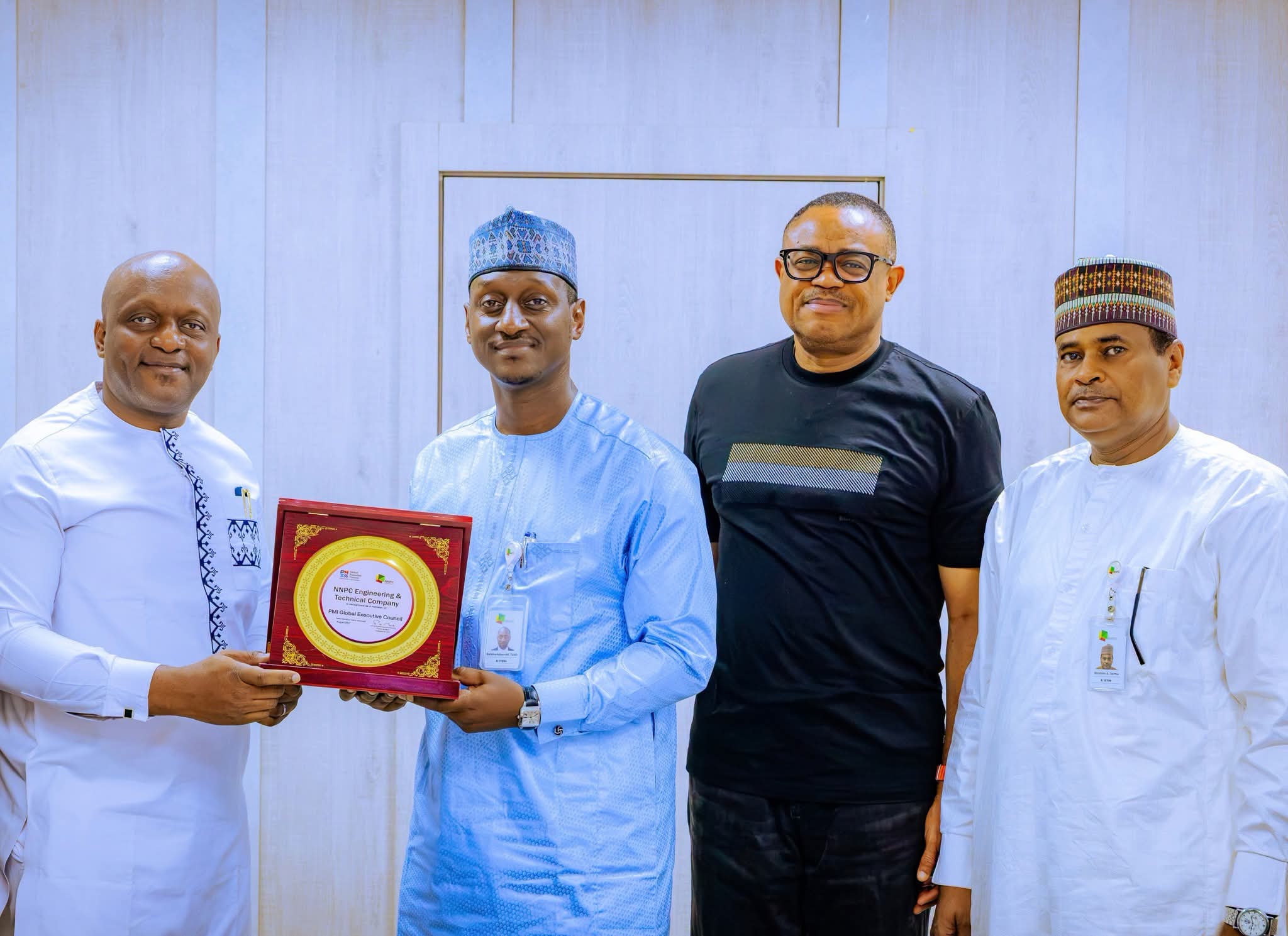 PHOTO NEWS:    NNPC’s NETCO Inducted into PMI Global Executive Council