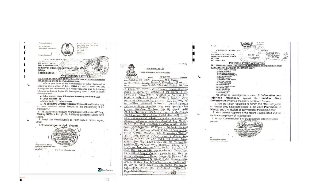 EXCLUSIVE: Police Documents Reveal ‘Repentant’ Bandits Told Investigators They Paid for Their Own Hajj Amid Katsina Sponsorship Controversy